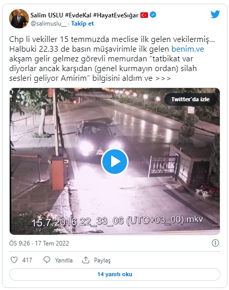 İşte CHP'li Özkoç'u yalanlayan görüntüler! TBMM'ye ilk gelen vekil AK Partili Uslu...